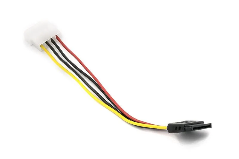 Кабель живлення PowerPlant (CA910953) Molex - SATA, 0.15 м