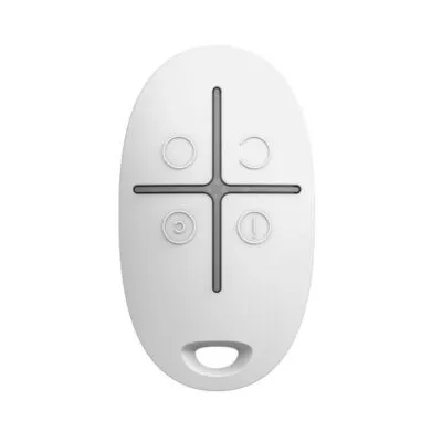 Брелок з тривожною кнопкою Ajax SpaceControl (white) (6267.04.WH1/38166.04.WH1)