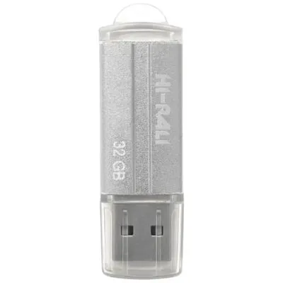 Флеш-накопичувач USB 32GB Hi-Rali Corsair Series Silver (HI-32GBCORSL)