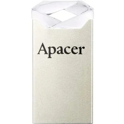 Флеш-накопичувач USB 64GB Apacer AH111 Silver/Crystal (AP64GAH111CR-1)
