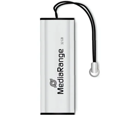 Флеш-накопичувач USB3.0 32GB MediaRange Black/Silver (MR916)