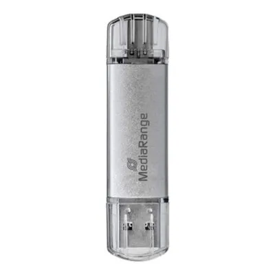 Флеш-накопичувач USB3.0 32GB Type-C MediaRange Silver (MR936)