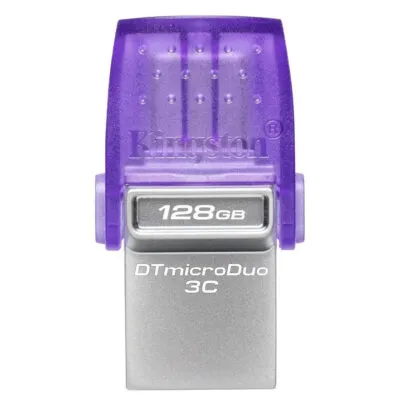 Флеш-накопичувач USB3.2 128GB Type-C Kingston DataTraveler microDuo 3C (DTDUO3CG3/128GB)