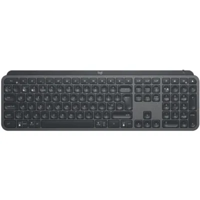 Клавіатура бездротова Logitech MX Keys Advanced for Business Wireless Illuminated UA Graphite (920-0