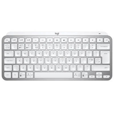 Клавіатура бездротова Logitech MX Keys Mini Wireless Illuminated UA Pale Gray (920-010499)