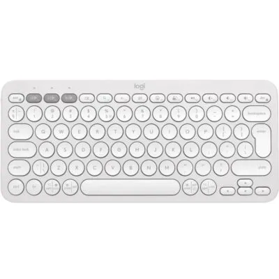 Клавiатура бездротова Logitech Pebble Keys 2 K380s White (920-011852)