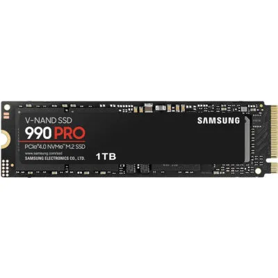 Накопичувач SSD  1ТB Samsung 990 PRO M.2 2280 PCIe 4.0 x4 NVMe V-NAND TLC (MZ-V9P1T0BW)