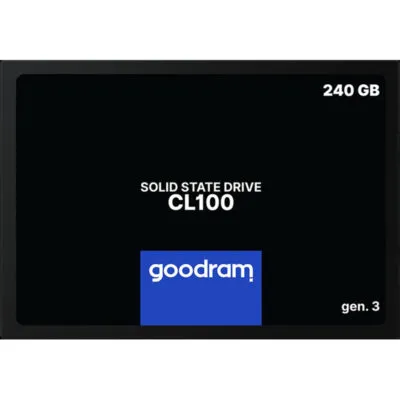 Накопичувач SSD  240GB Goodram CL100 GEN.3 2.5" SATAIII 3D TLC (SSDPR-CL100-240-G3)