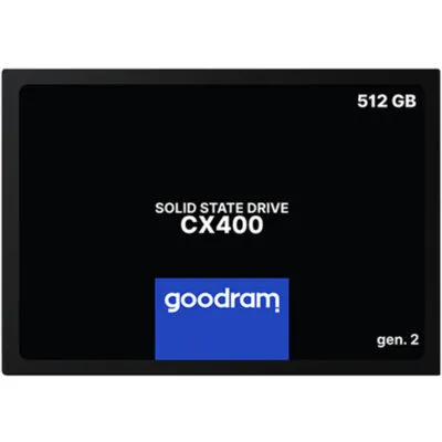 Накопичувач SSD  512GB Goodram CX400 Gen.2 2.5" SATAIII 3D TLC (SSDPR-CX400-512-G2)