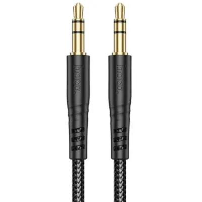 Аудіо-кабель Hoco UPA24 3.5 мм - 3.5 мм (M/M), 1 м, Black (UPA241B)